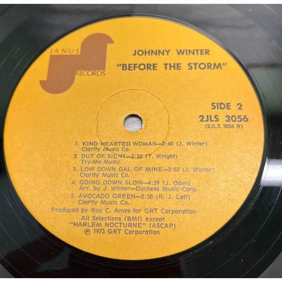 Johnny Winter Before the Storm 2LP VG+ Gatefold Blues Hard Rock 1973 Janus - Picture 2 of 9